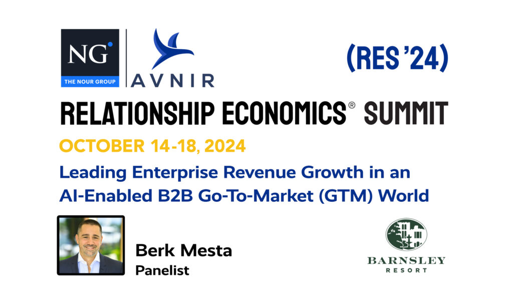 Relationship Economics Summit, October 14-18 2024, Berk Mesta Panelist